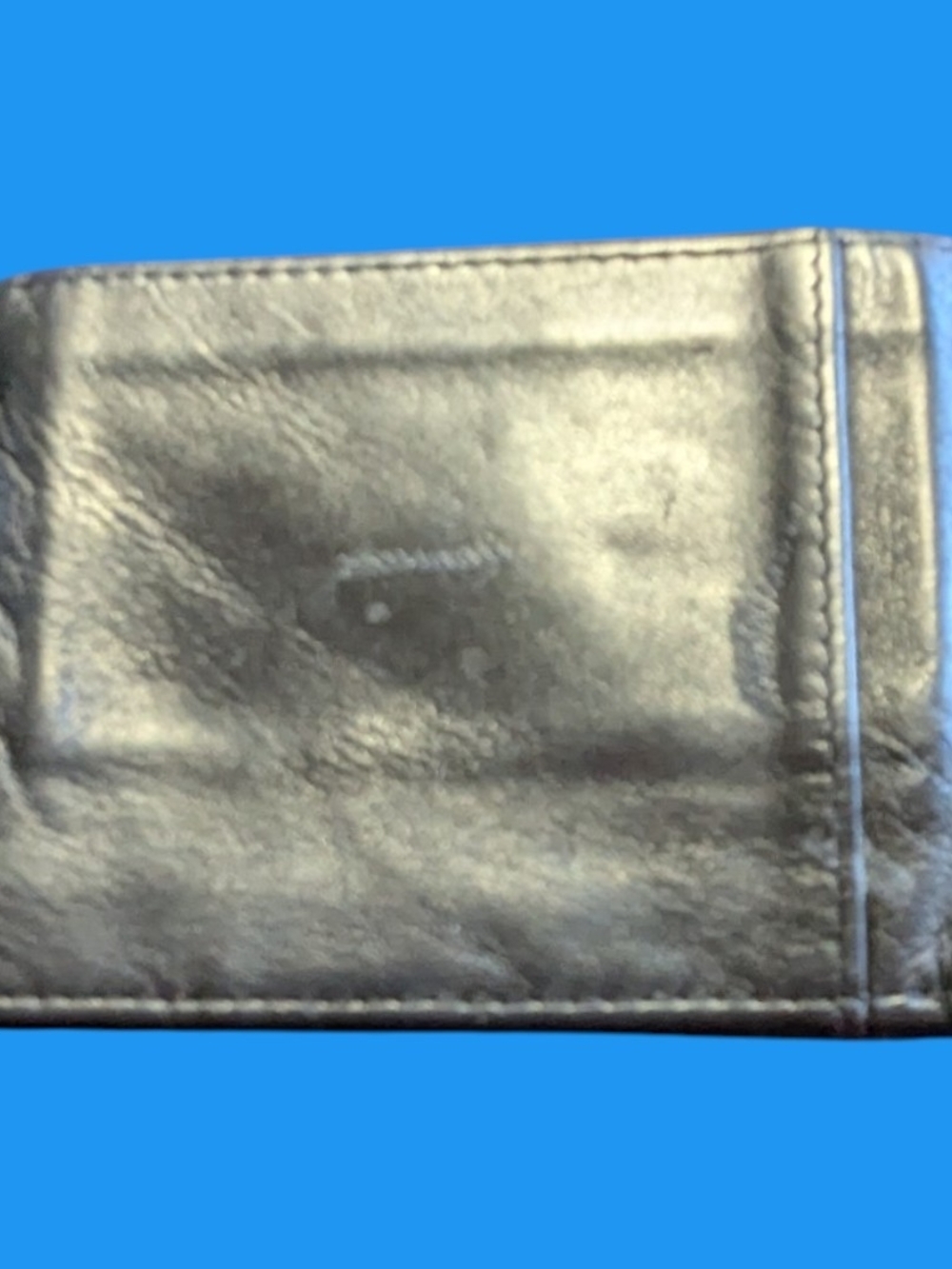 Men's Black Leather Bifold Wallet